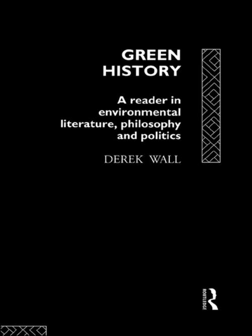 Cover of the book Green History by , Taylor and Francis