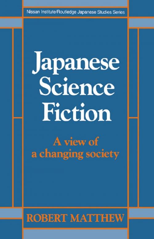 Cover of the book Japanese Science Fiction by Robert Matthew, Taylor and Francis
