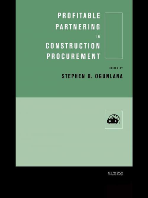 Cover of the book Profitable Partnering in Construction Procurement by , CRC Press