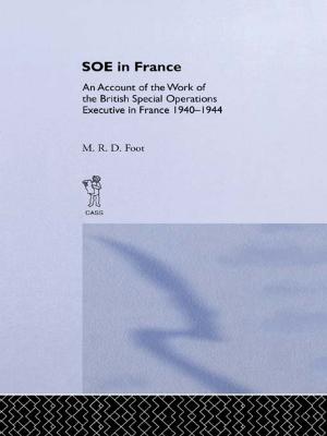 Cover of the book SOE in France by William G. Niederland