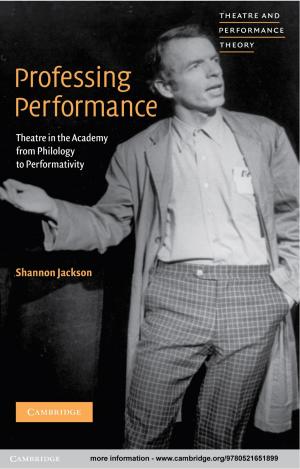 Cover of the book Professing Performance by Robin Le Poidevin