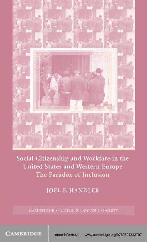 Cover of the book Social Citizenship and Workfare in the United States and Western Europe by Joel F. Handler, Cambridge University Press