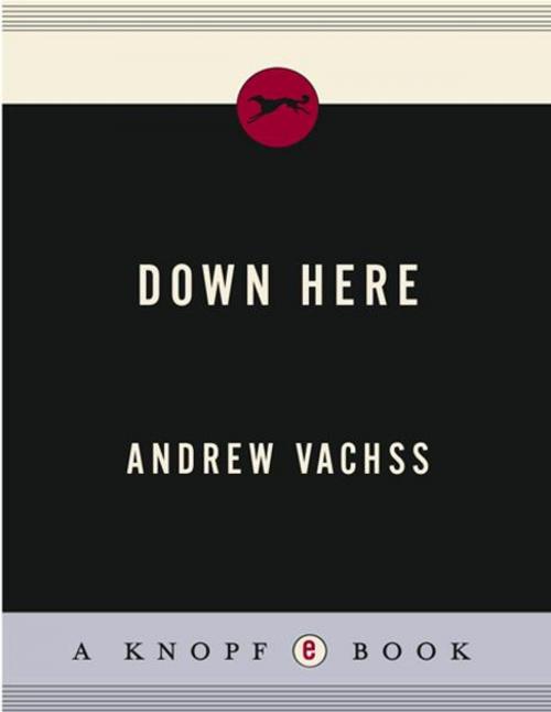 Cover of the book Down Here by Andrew Vachss, Knopf Doubleday Publishing Group