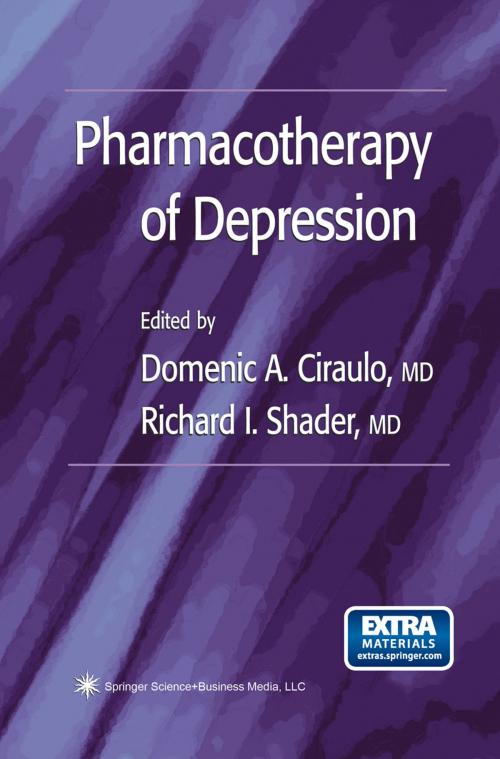 Cover of the book Pharmacotherapy of Depression by , Humana Press
