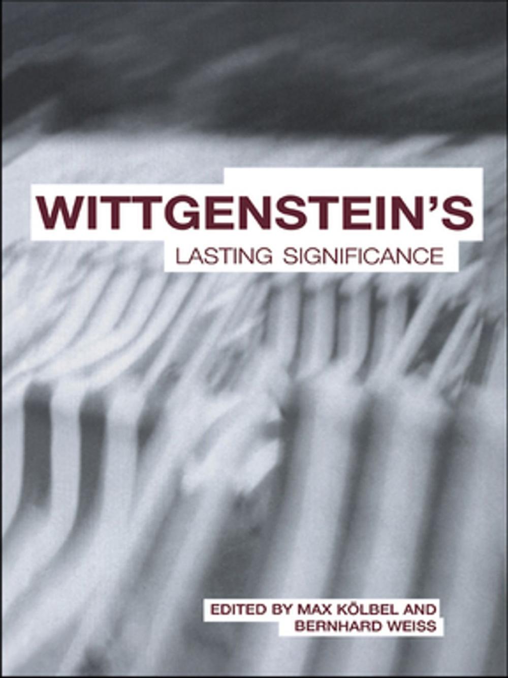 Big bigCover of Wittgenstein's Lasting Significance