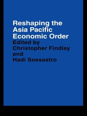 Cover of the book Reshaping the Asia Pacific Economic Order by Gibbs, Paul, Knapp, Michael