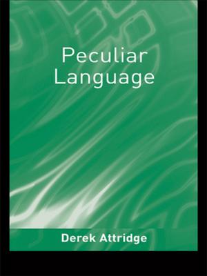 Cover of the book Peculiar Language by Yvette Reisinger, PhD, Frederic Dimanche