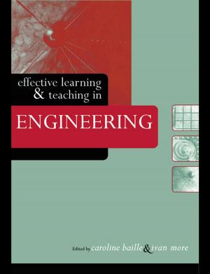 Cover of Effective Learning and Teaching in Engineering