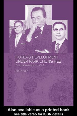 Cover of the book Korea's Development Under Park Chung Hee by Brian Jackson, Dennis Marsden