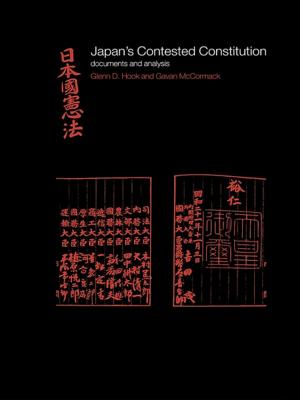 Cover of the book Japan's Contested Constitution by Kristine Horner, Jean Jacques Weber