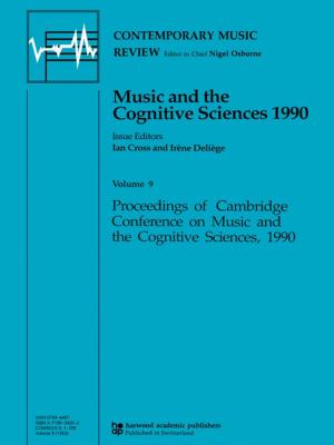 Cover of the book Music and the Cognitive Sciences 1990 by Steven Segal, Claire Jankelson