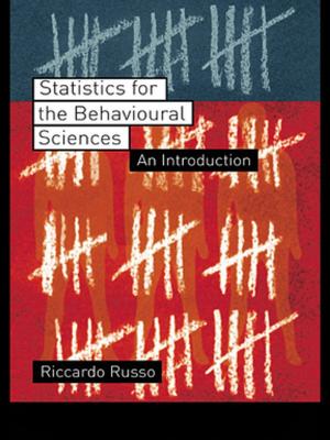 Cover of the book Statistics for the Behavioural Sciences by N. Sullivan, L. Mitchell, D. Goodman, N.C. Lang, E.S. Mesbur