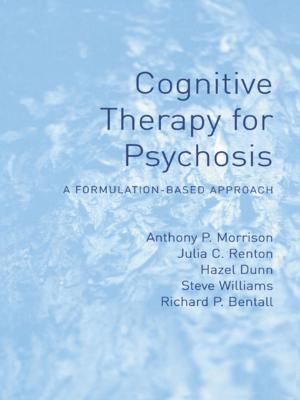 Book cover of Cognitive Therapy for Psychosis