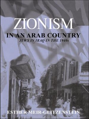 Cover of the book Zionism in an Arab Country by Jason Earle, Sharon D. Kruse