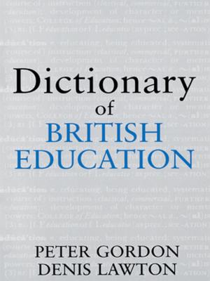 Book cover of Dictionary of British Education