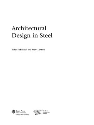 Cover of the book Architectural Design in Steel by Carmen Vazquez, George F Simons, Philip R Harris