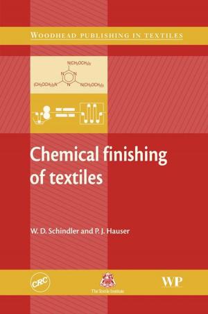 Cover of the book Chemical Finishing of Textiles by Lizhe Tan, Ph.D., Electrical Engineering, University of New Mexico, Jean Jiang, Ph.D., Electrical Engineering, University of New Mexico