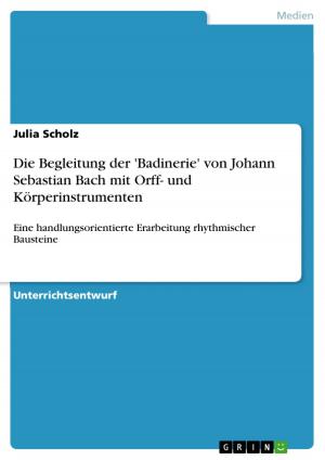 Cover of the book Die Begleitung der 'Badinerie' von Johann Sebastian Bach mit Orff- und Körperinstrumenten by L. Lindenschmidt
