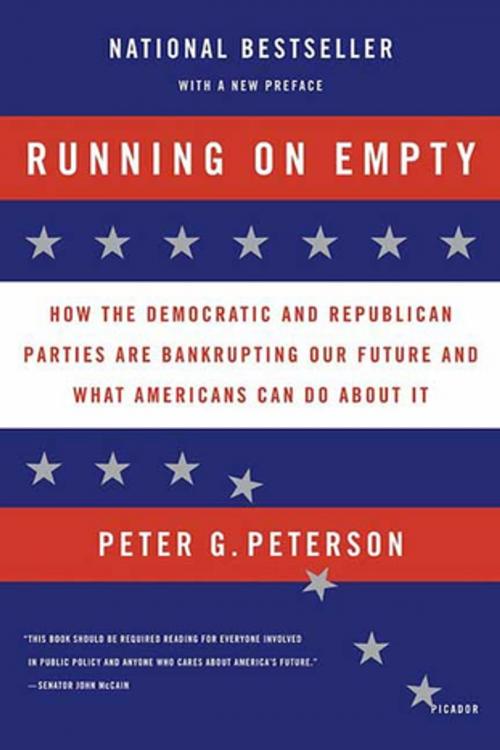 Cover of the book Running on Empty by Peter G. Peterson, Farrar, Straus and Giroux