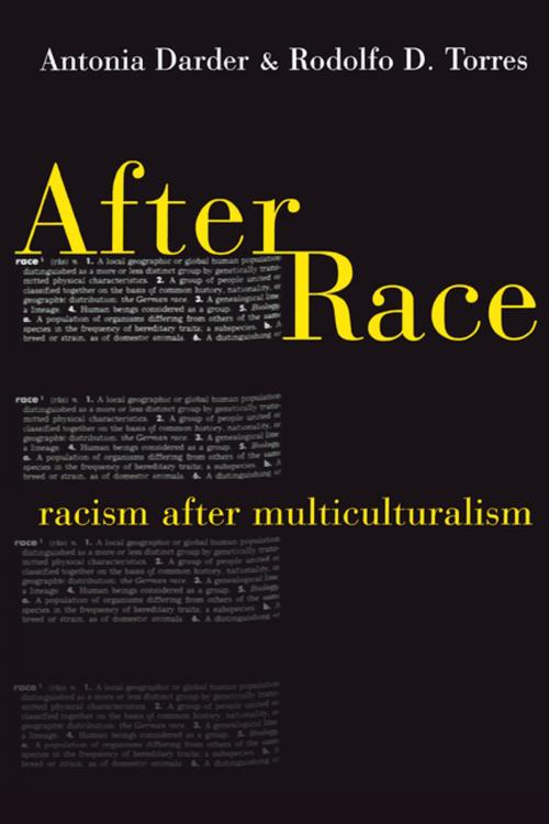 Cover of the book After Race by Antonia Darder, Rodolfo D. Torres, NYU Press