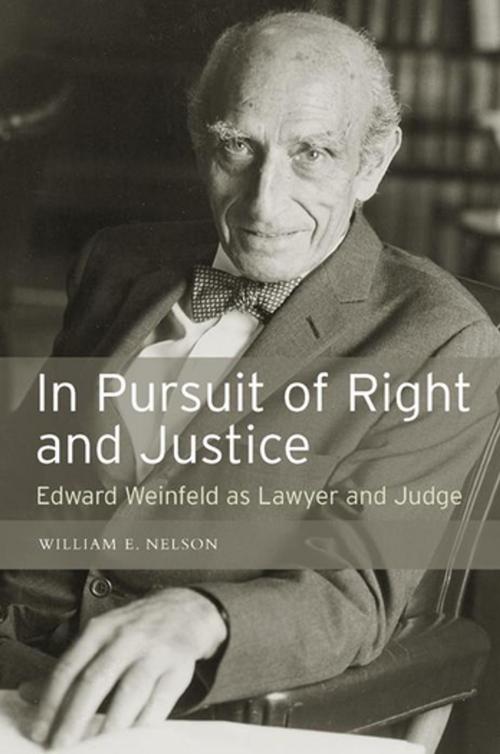 Cover of the book In Pursuit of Right and Justice by William E Nelson, NYU Press