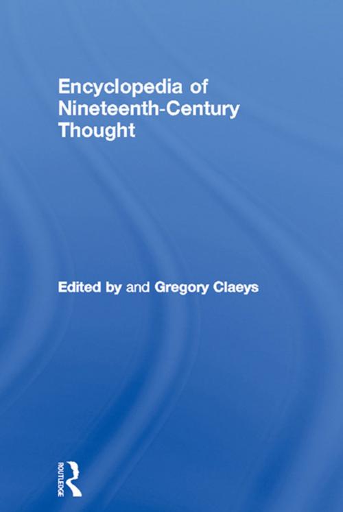 Cover of the book Encyclopedia of Nineteenth Century Thought by , Taylor and Francis