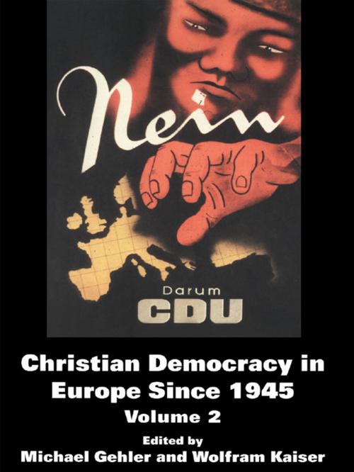 Cover of the book Christian Democracy in Europe Since 1945 by , Taylor and Francis