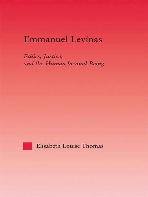 Cover of the book Emmanuel Levinas by Lis Thomas, Taylor and Francis