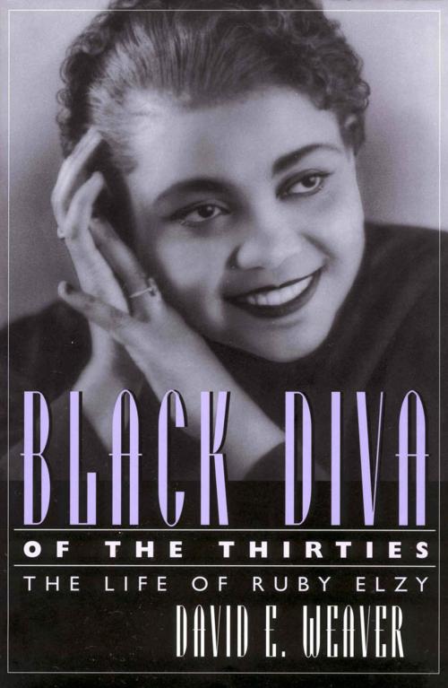 Cover of the book Black Diva of the Thirties by David E. Weaver, University Press of Mississippi