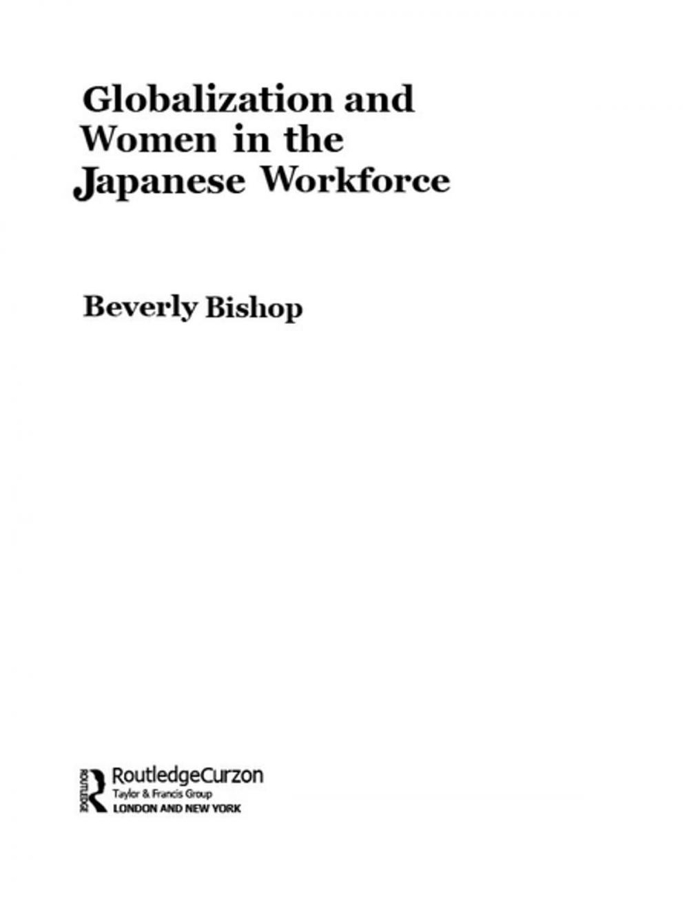 Big bigCover of Globalisation and Women in the Japanese Workforce