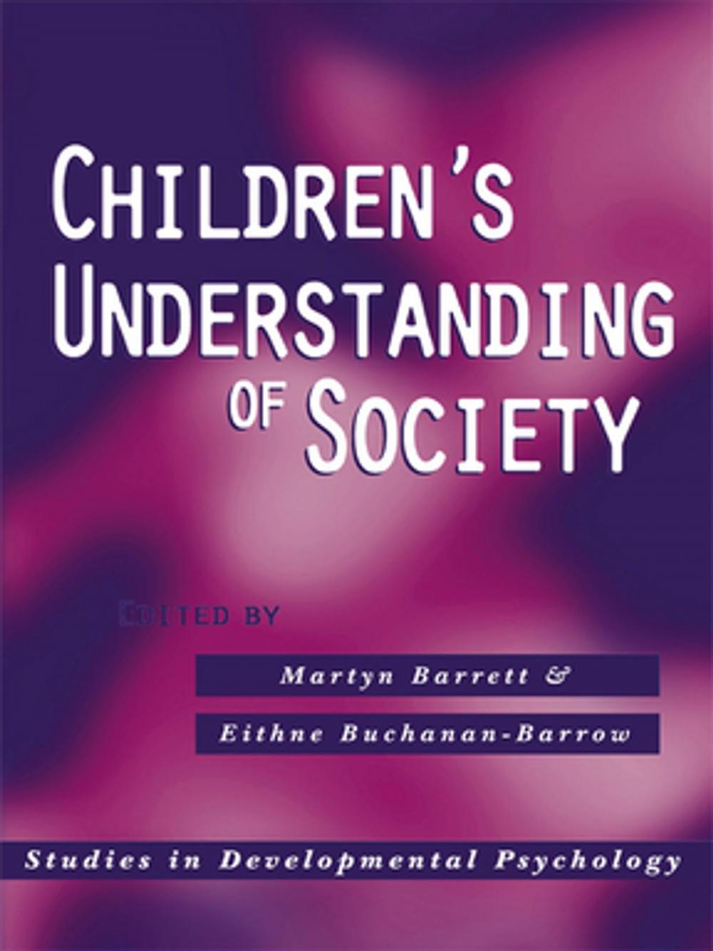 Big bigCover of Children's Understanding of Society