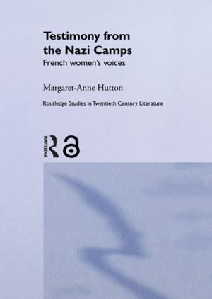 Cover of the book Testimony from the Nazi Camps by Milena Sterio