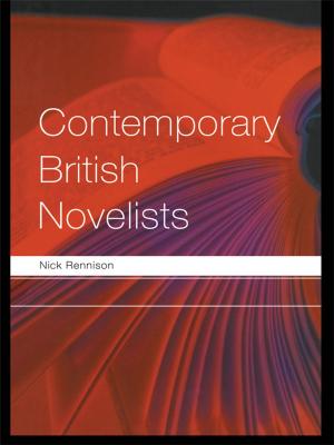 Book cover of Contemporary British Novelists
