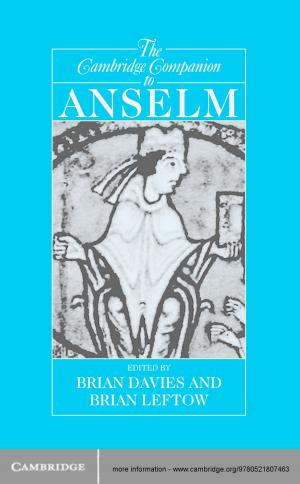 Cover of the book The Cambridge Companion to Anselm by Victoria Rimell