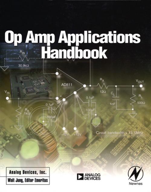 Cover of the book Op Amp Applications Handbook by Walt Jung, Elsevier Science
