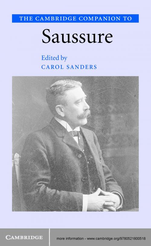 Cover of the book The Cambridge Companion to Saussure by , Cambridge University Press