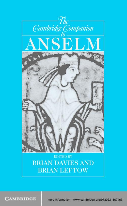 Cover of the book The Cambridge Companion to Anselm by , Cambridge University Press