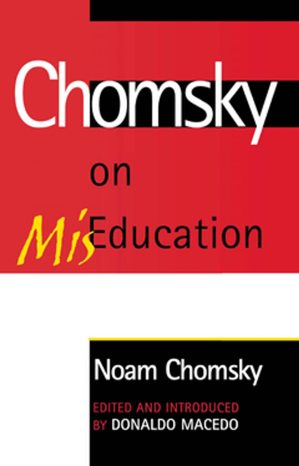Big bigCover of Chomsky on Mis-Education