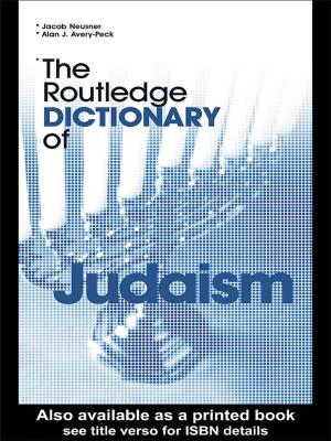 Cover of The Routledge Dictionary of Judaism