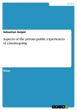 Cover of the book Aspects of the private-public experiences of cinema-going by Andreas Lorek, Antonia Havadi-Nagy, Bettina Schulte, Carine Fernandez, Virginie Gauthier, Denis Couv