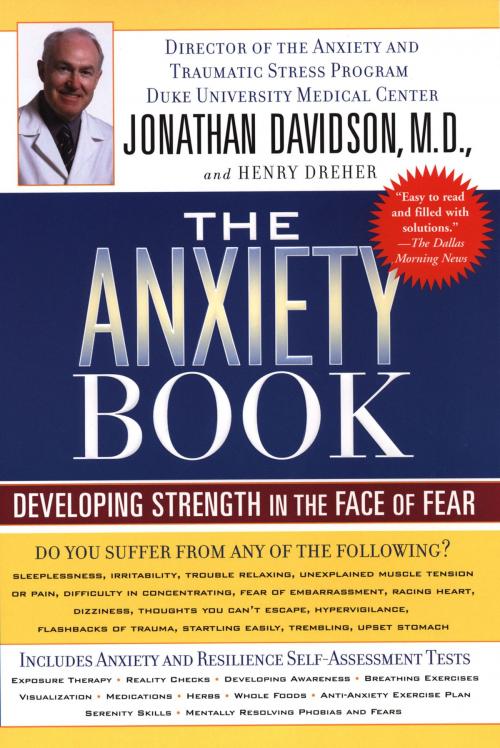 Cover of the book The Anxiety Book by Jonathan Davidson, Henry Dreher, Penguin Publishing Group