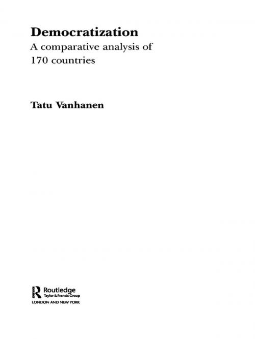 Cover of the book Democratization by Tatu Vanhanen, Taylor and Francis