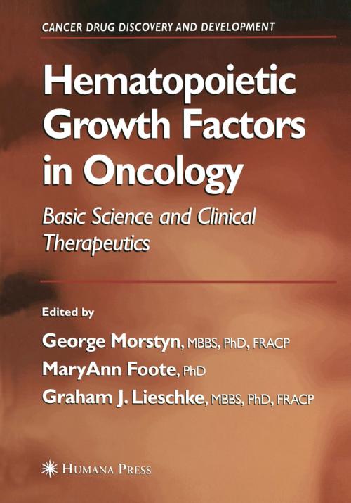Cover of the book Hematopoietic Growth Factors in Oncology by , Humana Press