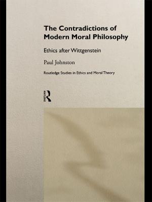 Cover of the book The Contradictions of Modern Moral Philosophy by Nur Masalha