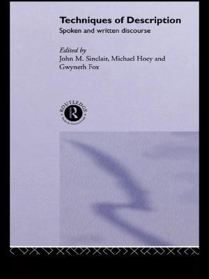 Cover of the book Techniques of Description by Morris Altman