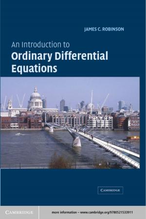 Book cover of An Introduction to Ordinary Differential Equations
