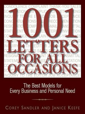 Book cover of 1001 Letters For All Occasions