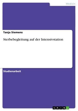 Cover of the book Sterbebegleitung auf der Intensivstation by Stefanie Liebig
