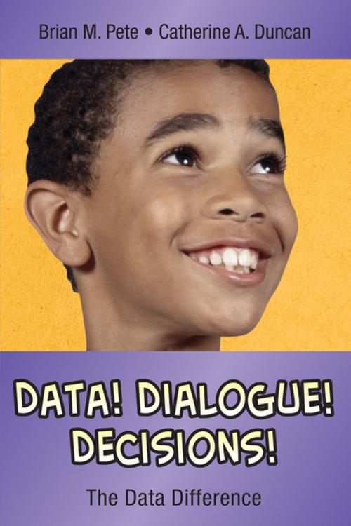 Cover of the book Data! Dialogue! Decisions! by Catherine A. Duncan, Brian Mitchell Pete, SAGE Publications