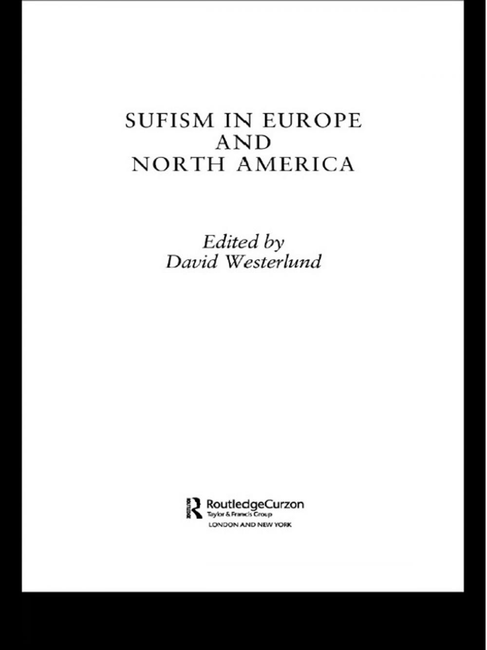 Big bigCover of Sufism in Europe and North America